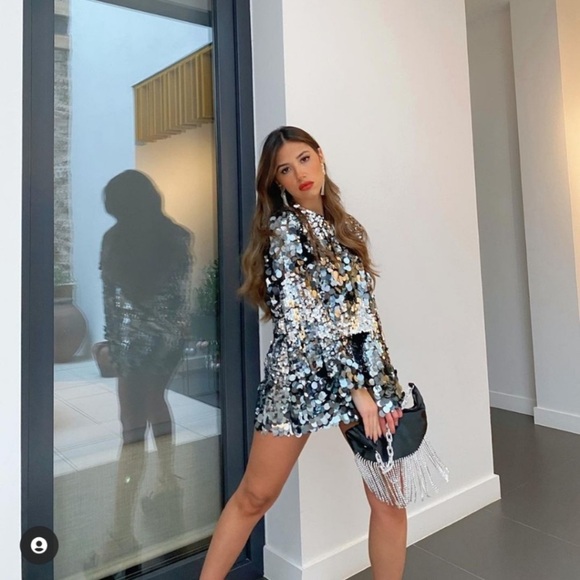 Zara sequin crop top - Picture 9 of 16